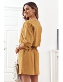 Mustard sweatshirt and skirt set 0523 - Online store - Boutique